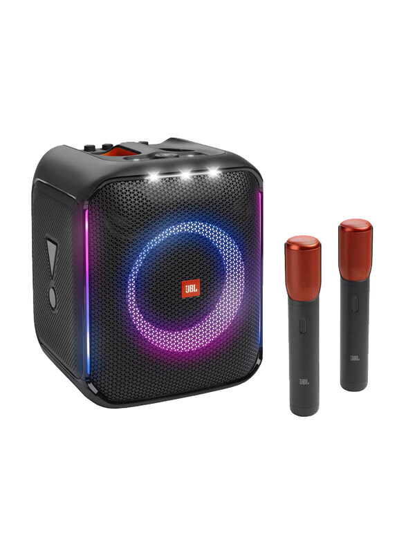 

JBL Partybox Encore Party Speaker with Dual Wireless Microphone, Black