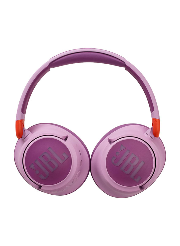 JBL JR460NC Wireless Over-Ear Noise Cancelling Kids Headphones, Pink