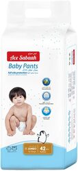 Ace Sabaah Baby Diaper Pants, Size 6, Jumbo 15-22kg, 42pcs