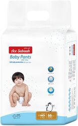 Ace Sabaah Baby Diaper Pants, Size 3, Midi 6-11kg, 66pcs