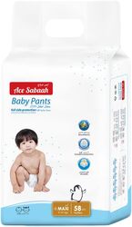 Ace Sabaah Baby Diaper Pants, Size 4, Maxi 9-14kg, 58pcs