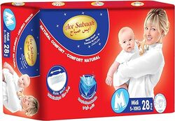 Ace Sabaah Baby Diaper, Medium Size, Midi 5-10kg, Pack of 28 pcs