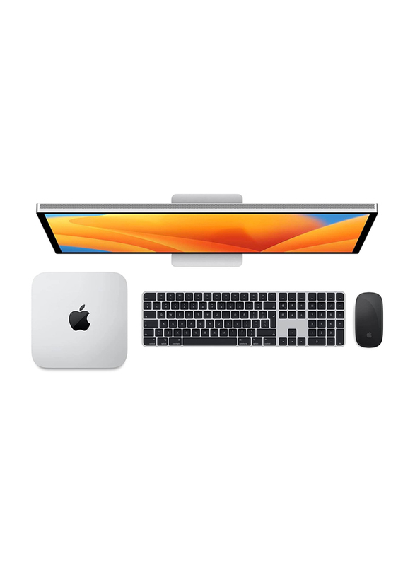 Apple Mac Mini (2023) Desktop CPU, Apple M2 Chip 8 Core CPU Processor, 8GB RAM, 256GB SSD, Apple 10 Core GPU Graphic Card, macOS, MMFJ3ZP/A, Silver