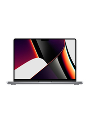 Apple MacBook Pro 2021 Laptop, 14.2" Liquid Retina XDR Display, Apple M1 Pro 8-Core Chip, 512GB SSD, 16GB Unified RAM, Apple 14-Core GPU, 16-Core Neural Engine, macOS, EN KB, MKGR3, Silver