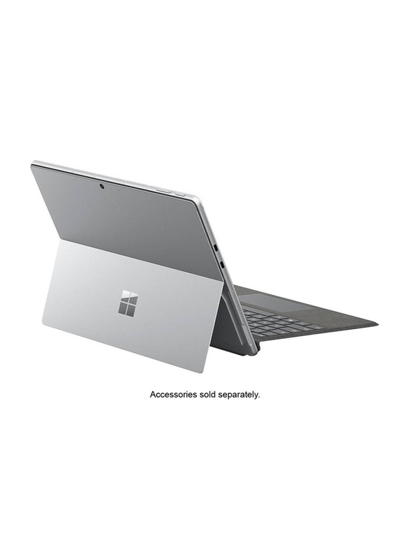 Microsoft Surface Pro 9 2 in 1 Laptop, 13" PixelSense Flow Touch Display, Intel Core i7-1255U Processor, 256GB SSD, 16GB RAM, Intel Iris XeGraphics, EN KB, Windows 11 Pro, QIM-00007, Platinum