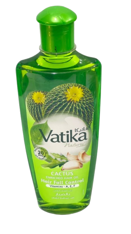Dabur Vatika Cactus Enriched Hair Oil for All Hair Types, 200ml