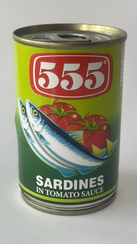 555 Sardines In Tomato Sauce Regular 155 Gr