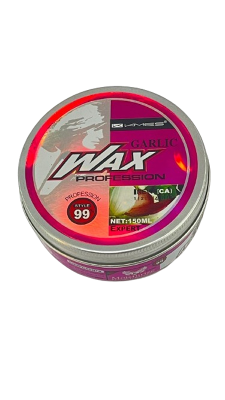 Kmes Garlic Wax Profession Hair Styling Wax, Toughness Style Wax-150ml