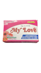 SM Exports Antiseptic shaving alum - pack of 1 Marble  (White, Pink)