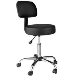 Revolving Stool Chair With Backrest