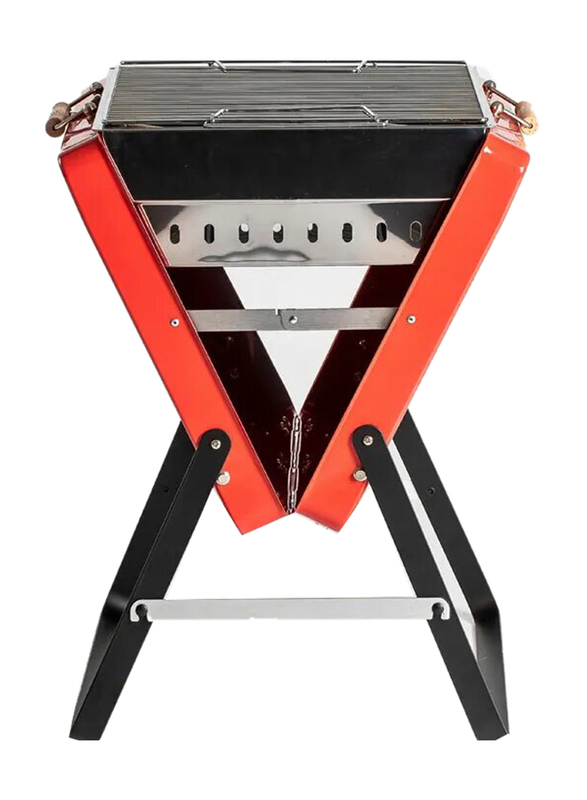 Kenluck Festival Portable Barbeque Grill, Lucky Gloss Red