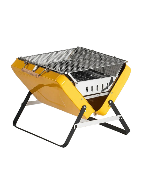 Kenluck Celebration Portable Barbeque Grill, Sunny Gloss Yellow