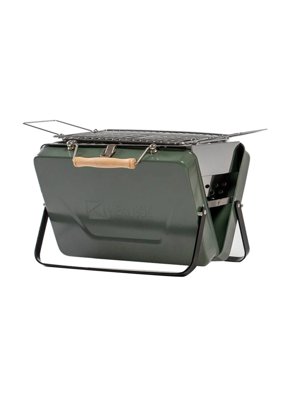 Kenluck Buddy Portable Barbeque Grill, Oliver Matte Green