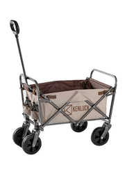 Kenluck Mini Wagon Foldable Cart with Carry Bag, Mocaccino