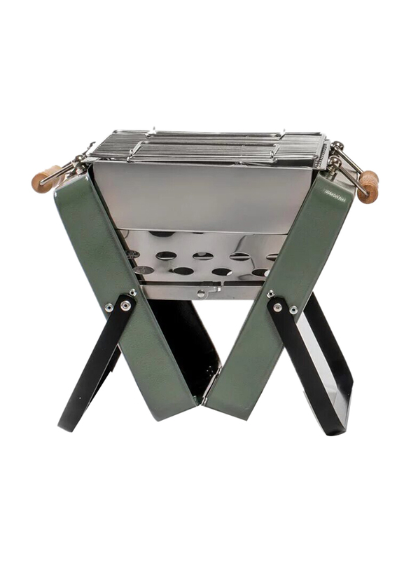 Kenluck Buddy Portable Barbeque Grill, Oliver Matte Green