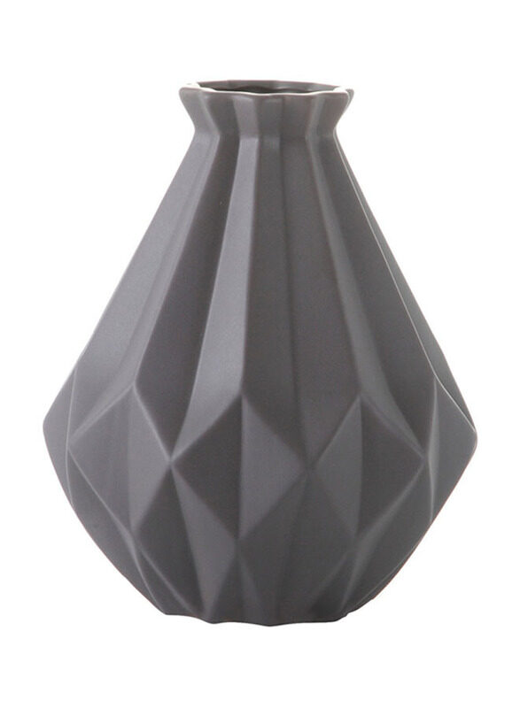 

E.V.A. Home Decor Monsoon Ceramic Vase, Grey