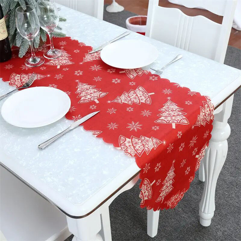 

E.V.A. Home Decor Christmas Table Runners, Red/Green