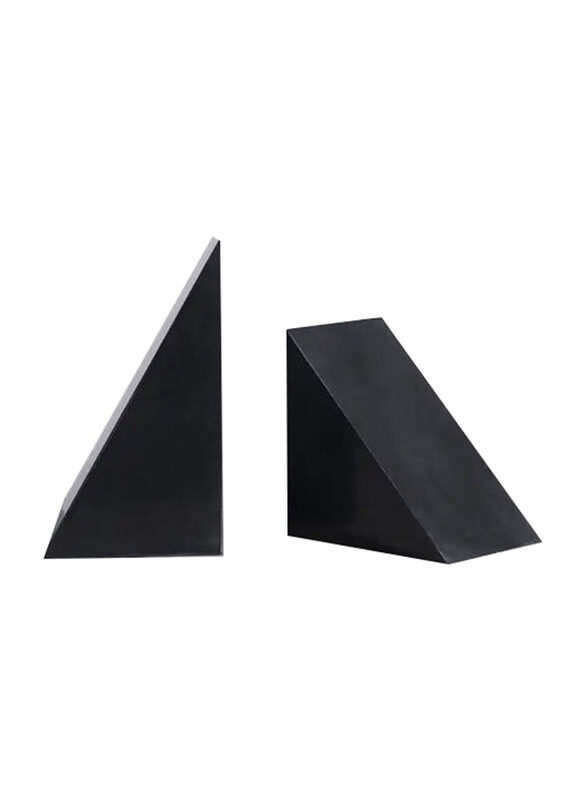 

E.V.A. Home Decor Ephemeral Marble Bookends, Black