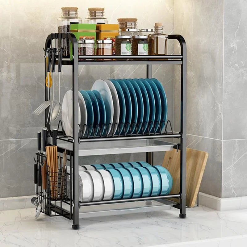 

E.V.A. Home Decor 2-Tier Zumthor Dish Rack, 43cm, Chrome