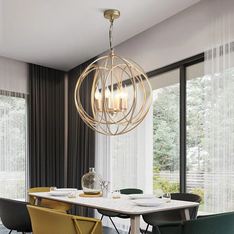 

E.V.A. Home Decor Willow Pendant Light, Gold