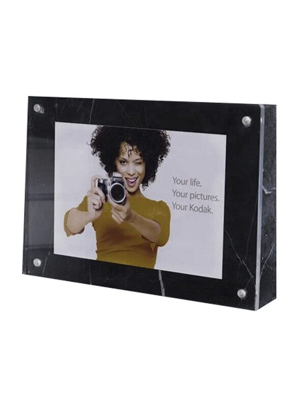 

E.V.A. Home Decor Vulcan Photo Frame, Black
