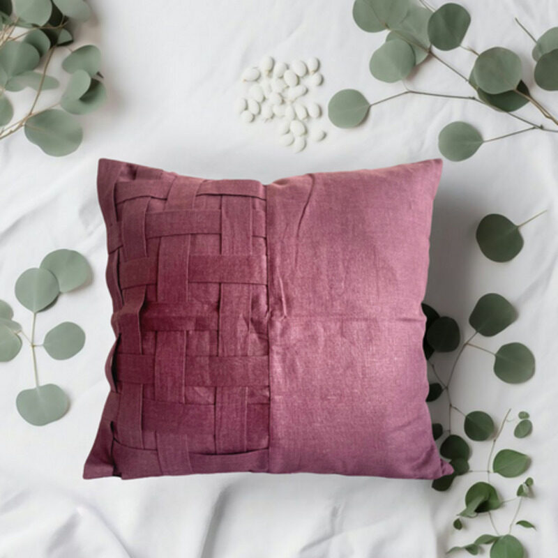 

E.V.A. Home Decor Cabernet Cushion Cover, Pink
