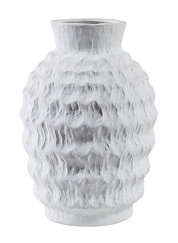 

E.V.A. Home Decor Cold Wind Ceramic Pot, White