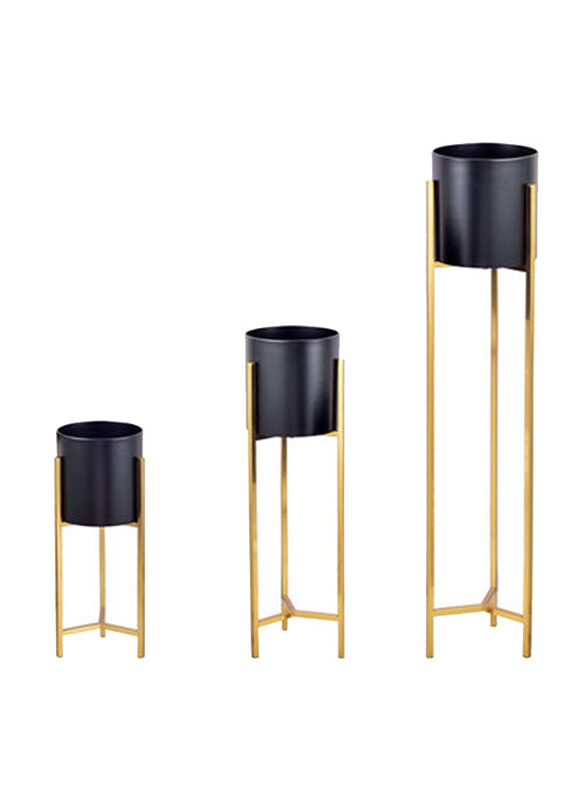 

E.V.A. Home Decor Sambucus Planters, 116cm, Black