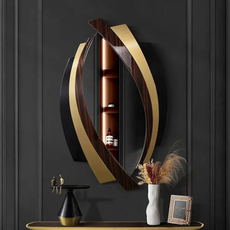 

E.V.A. Home Decor Andorra Geometric Wall Mirror, Multicolour