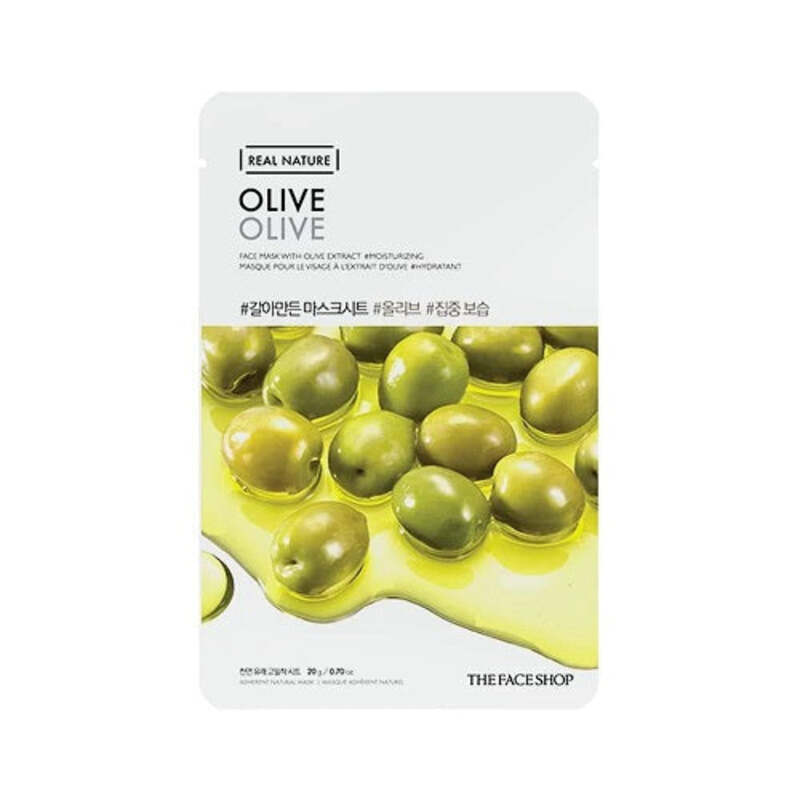 The Face Shop Real Nature Olive Face Mask, 20g