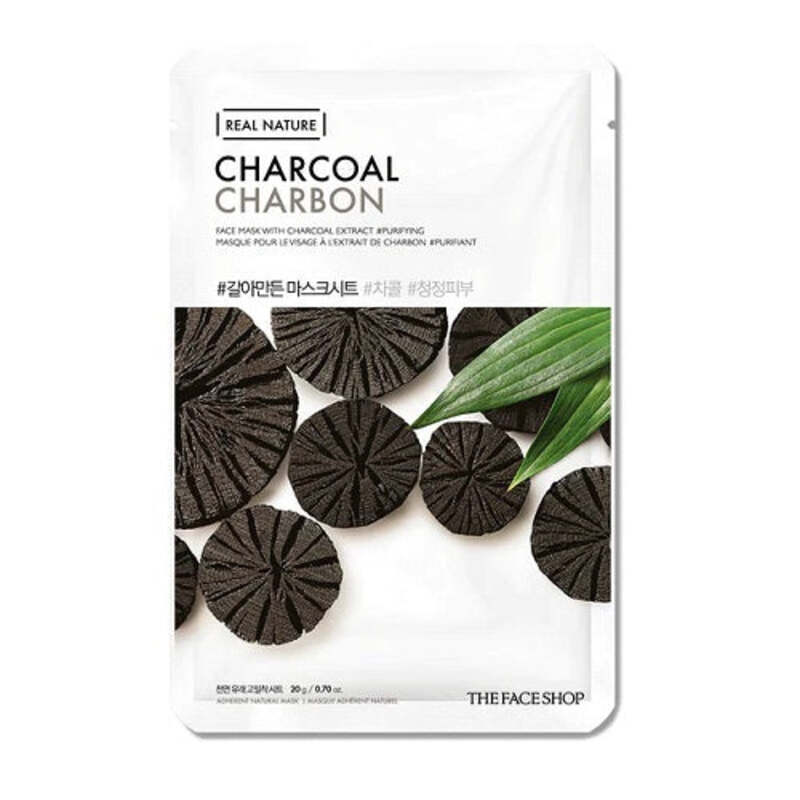 The Face Shop Real Nature Charcoal Face Mask, 20g