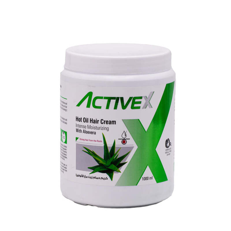 ActiveX Hot Oil Hair Cream for Women Instense Moisturizing with Aloe vera, for all types of hair 1000ml