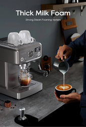 Hibrew 1.8L H10A 20-Bar Semi-Automatic Espresso Coffee Machine, Silver