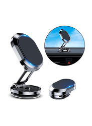 HM2A Apple iPhone 11 Pro Max/iPhone X Magnetic 360° Rotation Car Mobile Phone Holder, Black