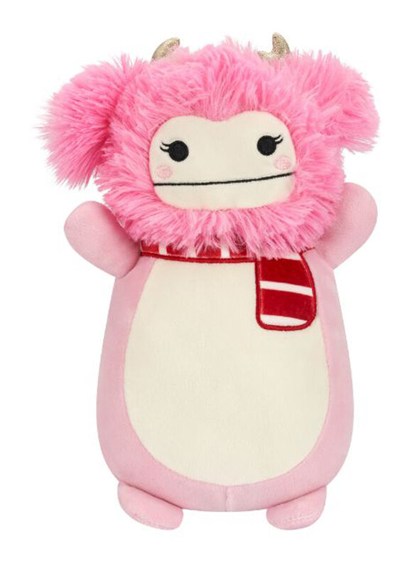 

Squishmallows 10-inch Bigfoot with Scarf HugMee, Pink