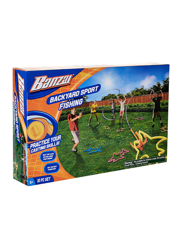 

Banzai Backyard Sport Fishing Set, Ages 3+