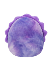 Squishmallows 5-inch Little Plush Flipamallows Delilah & Jerome Dino with Tie-Dye Triceratops, Purple/Blue