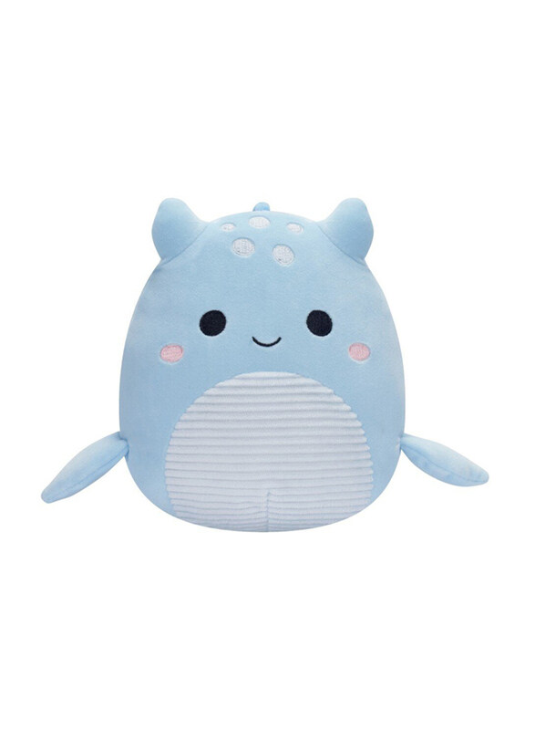 Squishmallows 7.5-inch Lune Loch Ness Monster Toy, Blue