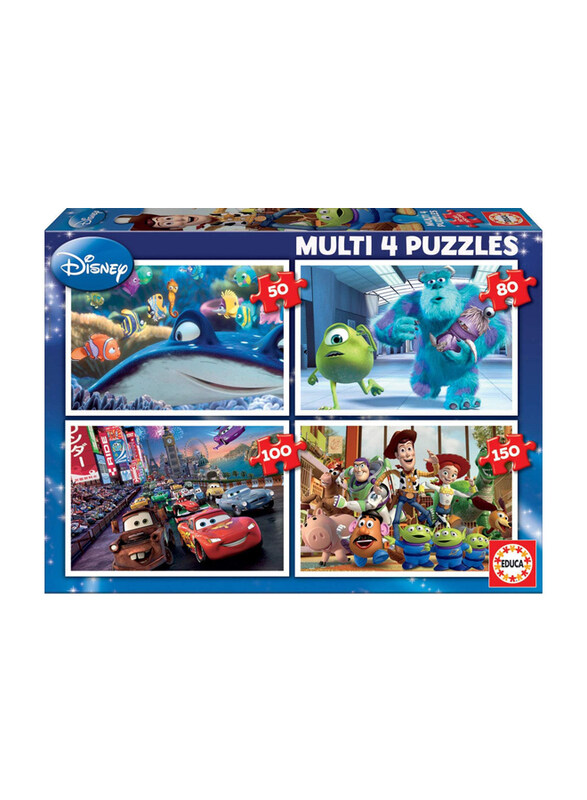 

Educa Cartoon 4 Puzzles, Set, Multicolour