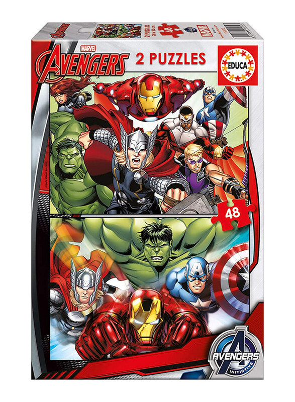 

Educa Avengers Puzzle, 2 x 48 Pieces, Multicolour