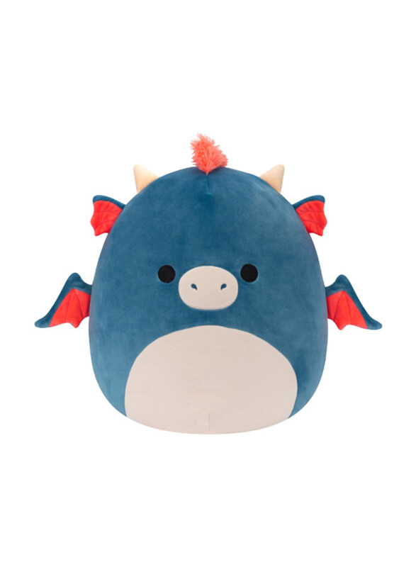 

Squishmallows 16-inch Large Plush Carin Dragon, Blue/Orange