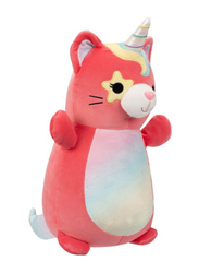 Squishmallows 14-inch Sienna Starry Eyed Caticorn Hugmee Large Plush Toy, Pink