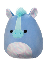 Squishmallows 12-inch Romano Hippocampus with Iridescent Belly Toy, Blue