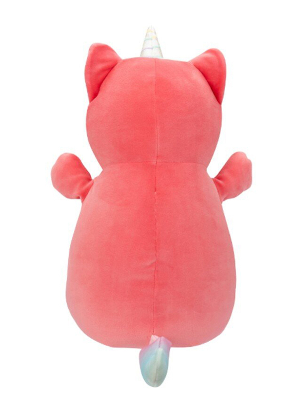 Squishmallows 14-inch Sienna Starry Eyed Caticorn Hugmee Large Plush Toy, Pink