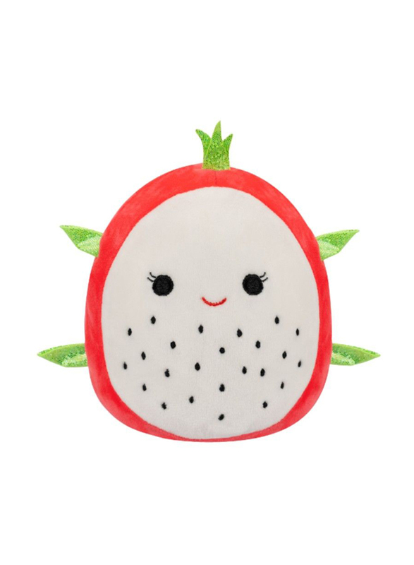 Squishmallows 2-Piece 5-inch Delita Dragon fruit & Baiden Dragon Flipamallows Toy Set, Red/White