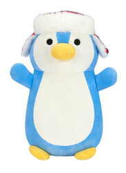 Squishmallows 10-inch Penguin with Hat HugMee, Blue