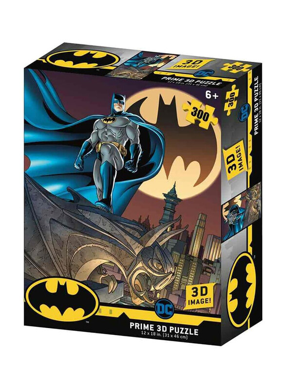 

Prime 3D 300-Piece Bat Signal Puzzle, Ages 6+, Multicolour