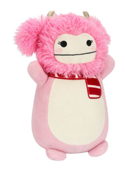 Squishmallows 14-inch Bigfoot with Scarf HugMee, Pink