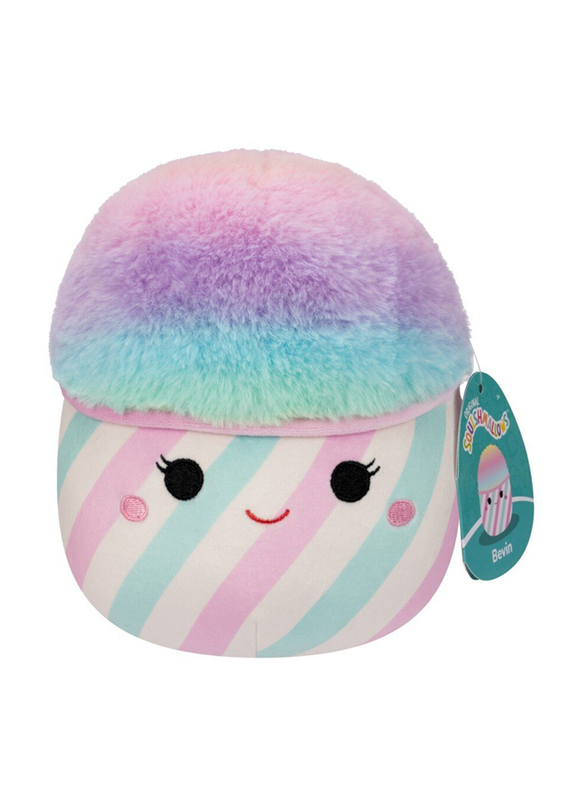 Squishmallows 12-inch Bevin The Cotton Candy Toy, Pink/Blue