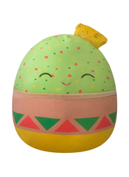 Squishmallows 14-inch Gideon Guacamole Toy, Multicolour